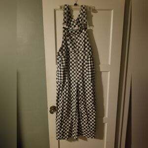 Checkered Overalls